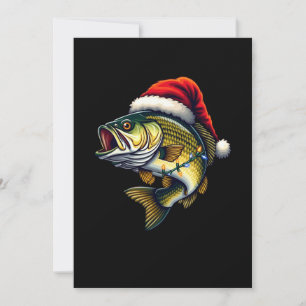 Merry Fishmas Santa Vist liefhebbers van Funny Fis Kaart