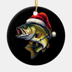 Merry Fishmas Santa Vist liefhebbers van Funny Fis Keramisch Ornament