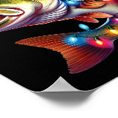 Merry Fishmas Santa Vist liefhebbers van Funny Fis Poster (Hoek)