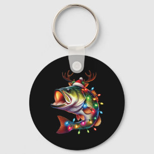 Merry Fishmas Santa Vist liefhebbers van Funny Fis Sleutelhanger
