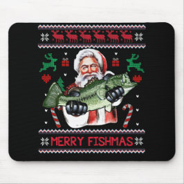 Merry Fishmas Santa Vist UgandekersSweater Muismat