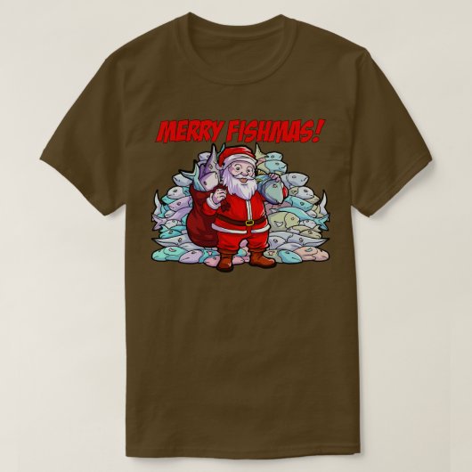 Merry Fishmas T-shirt (Design voorkant)