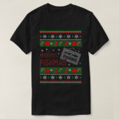 MERRY FISHMAS Ugly Kerstmis T-shirt (Design voorkant)