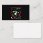 Merry Fishmas Ugly KerstSweater Vist (1).p Visitekaartje (Voorkant / Achterkant)