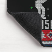 Merry Fishmas Ugly Sweater Ugly Fishing Christmas  Muismat (Hoek)