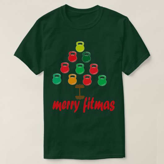 Merry Fitmas 2 T-shirt (Design voorkant)