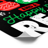 Merry Fitmas And A Happy New Rear Christmas Fitnes Poster (Hoek)