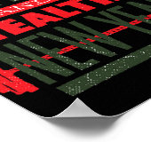 Merry Fitmas And Happy New Rear Fitness Funny Xmas Poster (Hoek)