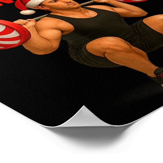 Merry Fitmas Christmas &amp; A Happy New Rear Year Poster (Hoek)