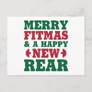 Merry Fitmas Feestdagenkaart