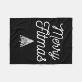Merry Fitmas For Christmas Workout Xmas Gym Holida Fleece Deken (Voorkant (Horizontaal))