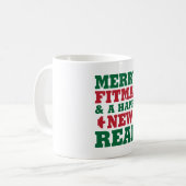 Merry Fitmas Koffiemok (Voorkant links)