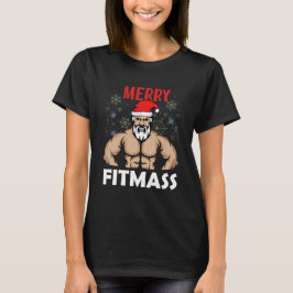 Merry Fitmas Santa Training Apparel T-shirt