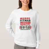 Merry fitmas t-shirt (Voorkant)