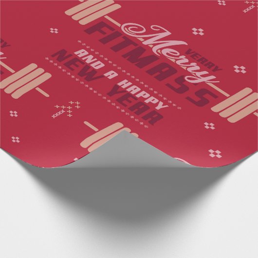 Merry Fitmass Cadeaupapier (Hoek)