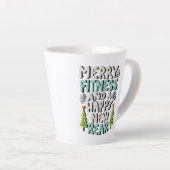 Merry Fitness And A Happy New Rear Latte Mok (Rechterhoek)