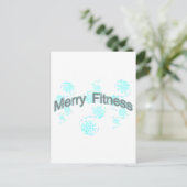 Merry Fitness Feestdagenkaart (Staand voorkant)