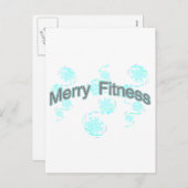 Merry Fitness Feestdagenkaart (Voorkant / Achterkant)