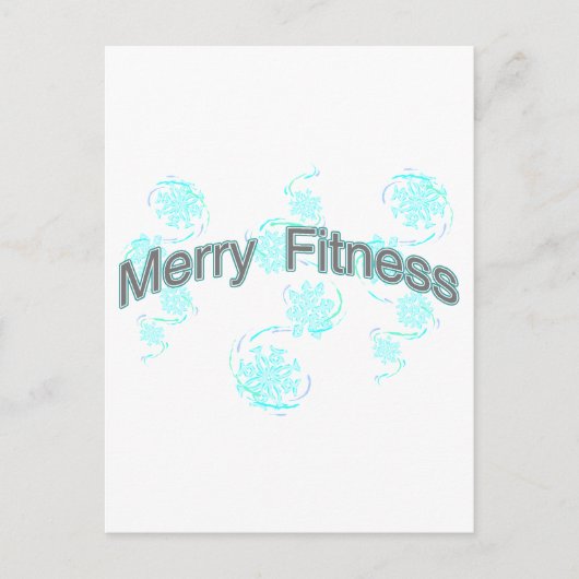 Merry Fitness Feestdagenkaart (Voorkant)