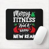Merry Fitness Happy New Rear Workout Christmas  Muismat (Met muis)