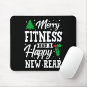 Merry Fitness Happy New Rear Workout Christmas  Muismat (Met muis)