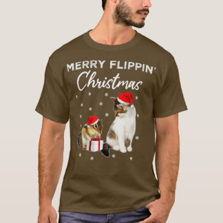 Merry Flippin kerst grappig kerstcadeau T T-shirt
