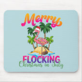 Merry Flocking Christmas | Kerst in juli Muismat (Voorkant)