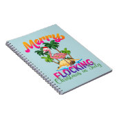 Merry Flocking Christmas | Kerst in juli Notitieboek (Rechterzijde)