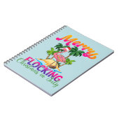 Merry Flocking Christmas | Kerst in juli Notitieboek (Linkerzijde)