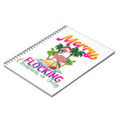 Merry Flocking Christmas | Kerst in juli Notitieboek (Linkerzijde)
