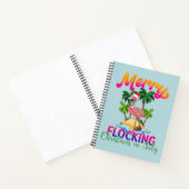 Merry Flocking Christmas | Kerst in juli Notitieboek (Binnen)