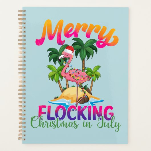 Merry Flocking Christmas | Kerst in juli Planner (Voorkant)