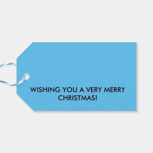 MERRY FLORIDA CHRISTMAS CADEAULABEL (Achterkant Horizontaal)