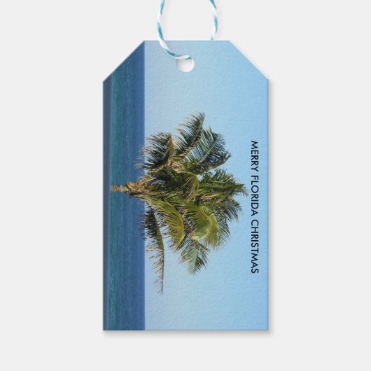 MERRY FLORIDA CHRISTMAS CADEAULABEL (Voorkant)
