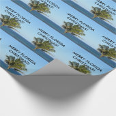 MERRY FLORIDA KERSTINPAKPAPIER CADEAUPAPIER (Hoek)