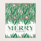 MERRY Folded Kaart (Buitenkant ongevouwen)