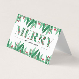 MERRY Folded Kaart