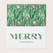 MERRY Folded Kaart (Buitenkant ongevouwen)