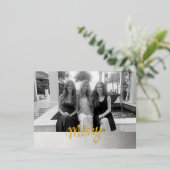 Merry Folie Feestdagen Briefkaart (Staand Voorkant)