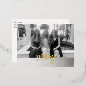 Merry Folie Feestdagen Briefkaart (Voorkant / Achterkant)