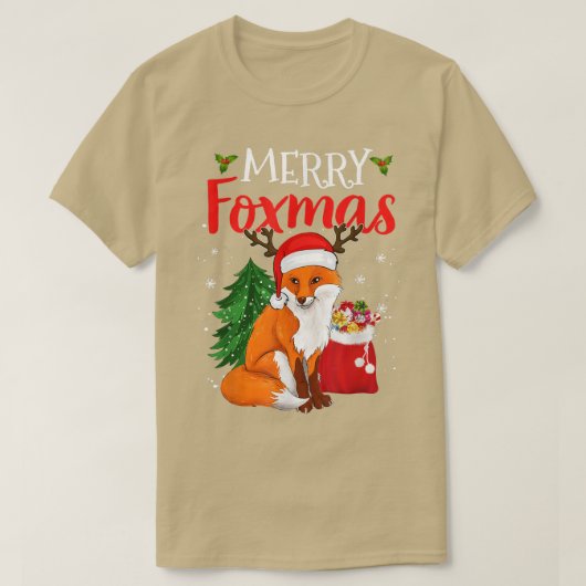 Merry Fomas voor kerstbomen Funny Dierenvrienden T-shirt (Design voorkant)