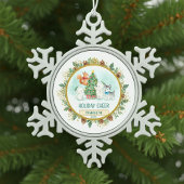 Merry Forest Custom  Tin Sneeuwvlok Ornament