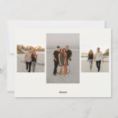 Merry Foto Bright Colorful Feestdagenkaart (Achterkant)