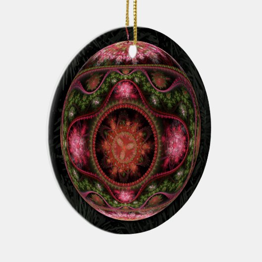 Merry Fractal Art Ornament (Rechts)
