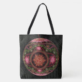 Merry Fractal Art Ornament Tote Bag (Voorkant)
