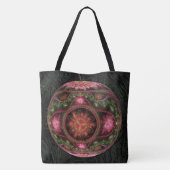Merry Fractal Art Ornament Tote Bag (Achterkant)