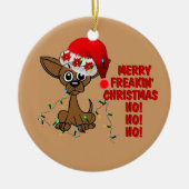 Merry Freakin' kerstbroer Keramisch Ornament (Voorkant)