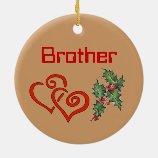 Merry Freakin' kerstbroer Keramisch Ornament (Achterkant)