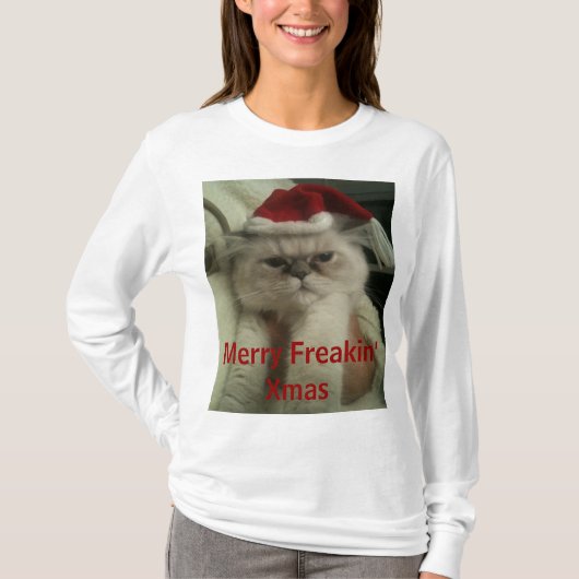 Merry Freakin' Xmas T-shirt (Voorkant)
