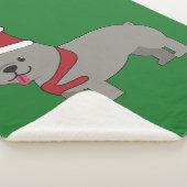 Merry Frenchie Sherpa Deken (3/4)